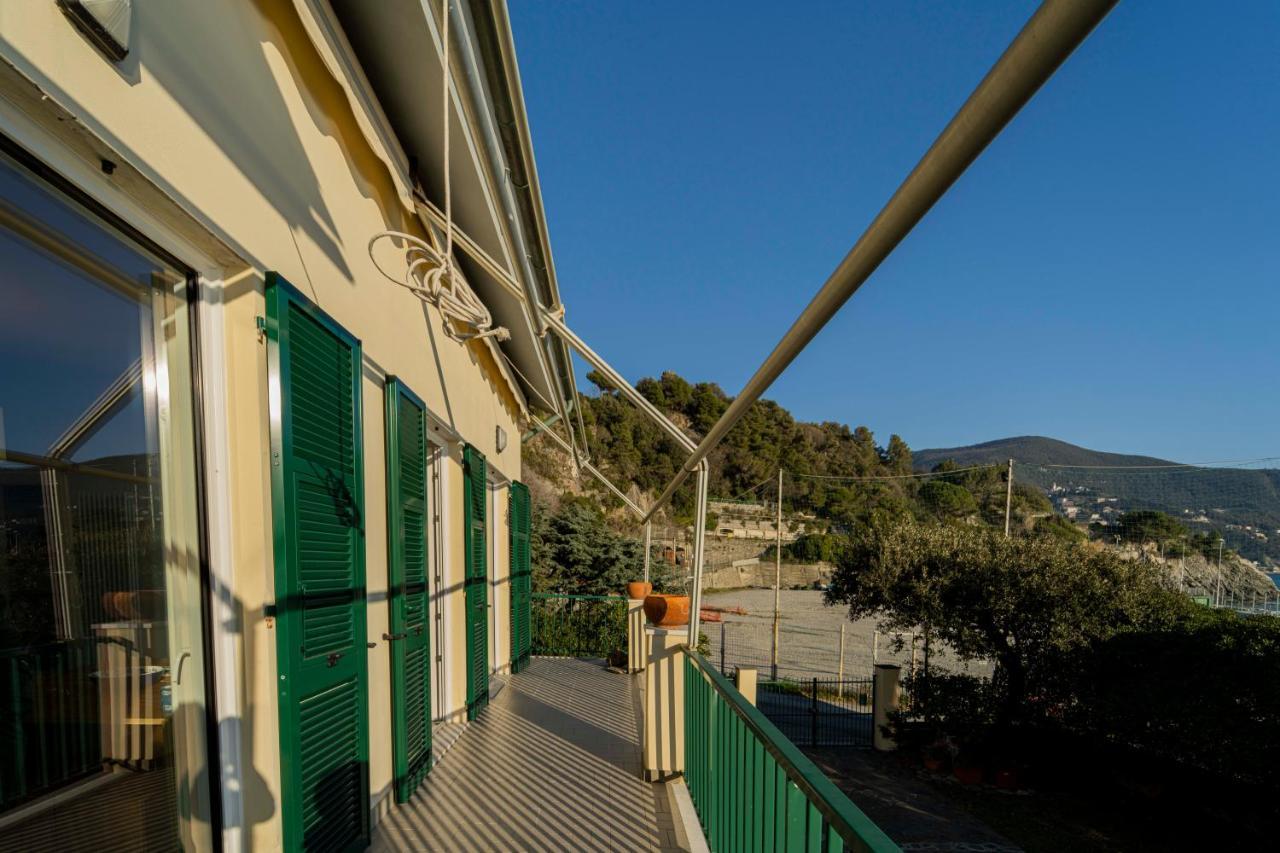 111 - Casa La Secca Vista Mare, 100metri Dalla E Mare Appartement Moneglia